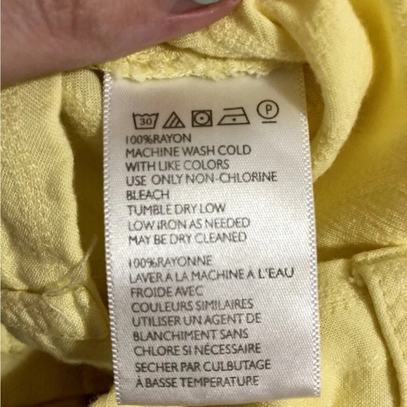 Kimchi Blue Urban Outfitters Yellow Super Soft High Waisted Shorts - Picture 6 of 6